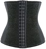 Pandolah Women Corset Elastic Compression Steel Boned Waist Training Cincher XS-6XL