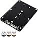SHINESTAR M.2 SATA Enclosure, M.2 SSD to 2.5 inch SATA Adapter with Case, B & M Key SATA Based NGFF SSD to SATA 3.0 Converter Card,Support 2230 2242 2260 2280 Hard Drive with 7mm Case