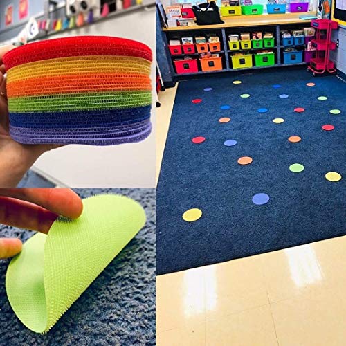 Sitting Spots Carpet Spots Markers 60 Pack for Classroom Preschool and Kindergarten Teachers