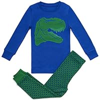 Bluenido Boys Pajamas Dinosaur 2 Piece 100% Super Soft Cotton 2Y Blue/Green