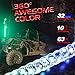 LED Whip Lights, OFFROADTOWN 4FT RF Remote Controlled LED RGB Whip Lights 360° Twisted Antenna Light With Dancing/Chasing Light For Off- Road ATV UTV RZR Jeep Trucks Dune 4 Wheeler