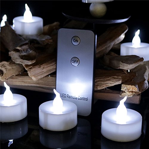 Buy Remote Control Flickering Led Candles Battery Operated Cool White
