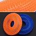 Dog Chew Toys Indestructible Aggressive Chewers Large Breed Squeak Toys (Orange)