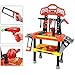 78 Pieces Kids Workbench with Realistic Tools and Electric Drill for Construction Workshop Tool Bench, STEM Educational Play, Pretend Play, Birthday Gifts and Tool Bench Building Set by JOYIN