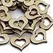 VICTONY DLOnline 200pcs Wooden Hollow Love Heart Rustic Wedding Table Scatter Decoration Crafts Wedding Decorations,Heart Decorations