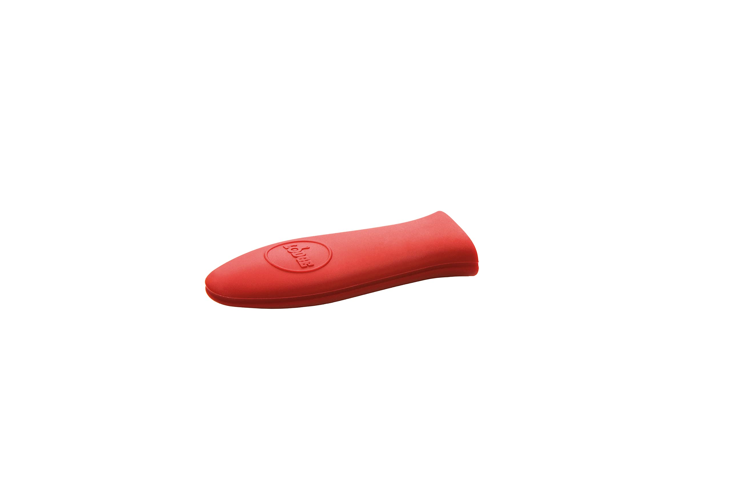 Photo 1 of Lodge Silicone Mini Hot Handle Holder - Dishwasher Safe Mini Hot Handle Holder Designed for Lodge Cast Iron Skillets 8 Inches or Smaller w/ Keyhole Handle - Reusable Heat Protection Up to 500° - Red