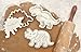 Fred & Friends Genuine Fred Dig-Ins Dinosaur Fossil Cookie Cutters, Set of 3
