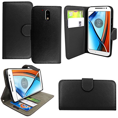 SONY XPERIA E1 Black Book Case New Luxury PU Leather Wallet Cover Flip Case Book Black Book case (SONY XPERIA E1 Black Book Case)