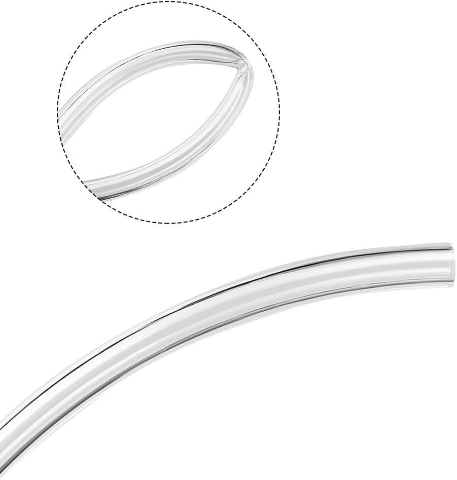 sourcing map Pneumatic Air Tubing, 6mm OD x 4mm ID 5 Meters 16ft PU Polyurethane Air Compressor Tube Hose Pipe Clear - Image 4