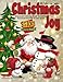 Christmas Joy Grayscale Coloring Book for Adults: 46 Christmas theme coloring pages and Big 55 Piece Bonus Download by 