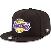 New Era Los Angeles Lakers Core NBA 9Fifty Adjustable Unisex Cap, Black, Talla Única