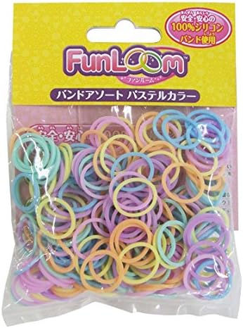 FunLoom Rubber Band Bracelet Variety Band (Pastel Color)