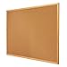 Quartet Cork Board, Bulletin Board, 3' x 2' Corkboard, Oak Finish Frame (303)