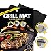 Kebley Set of 2-15.75 x 23.5 Inch Large BBQ Grill Mats Baking Mats, Non-Stick, Easy To Clean，Reusable and Heat Resistant, FDA-Approved