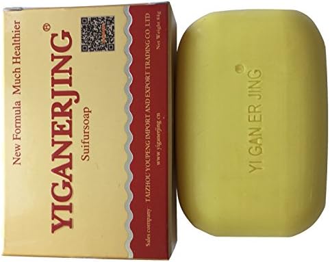 Yiganerjing Sulfur Soap Psoriasis Eczema Ointment Acne Seborrhea Suitable All Skin Diseases Anti Fungus Soap