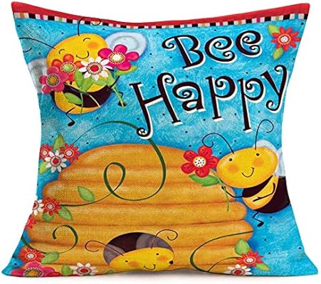Fukeen Sunflower Throw Pillow Cases Music Note With Yellow Flowers