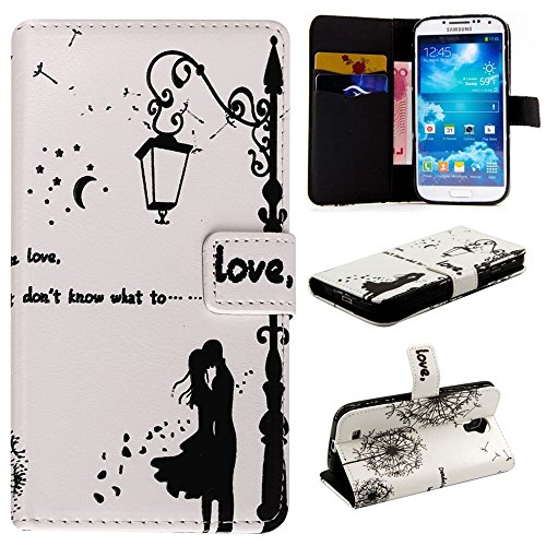 Galaxy S4 Case,Samsung S4 Case,Canica Skin Case [Stand View] Samsung S4 PU [Wallet Case] Leather Case with Card Slots for Samsung Galaxy S4 i9500#3