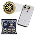 My-JAXO Premium Family 6 Pack Anti Radiation Stickers for Phone - Emf Protection Cell Phone - Radiation Protection for Cell Phone - Emf Blocker - Absorbs EMF Radiation - Remove EMF Waves - EMF Shield