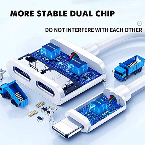 Headphone Adapter for iPhone 11 Jack Charger Dongle Converter Splitter