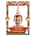 2 in 1 Christmas Photo Booth Props Frame Party Supplies - Christmas New Year Party Decorations