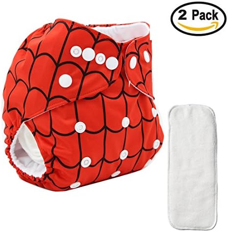 Yinica Sheila Classic Reuseable Washable Adjustable Swim Cloth Diapers Fits Baby Cover (2)