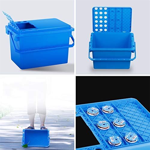 BYDBNR Angelkasten, Multifunktionsfischereimer PP Angelzubehör Aufbewahrungsbox – Bild 4