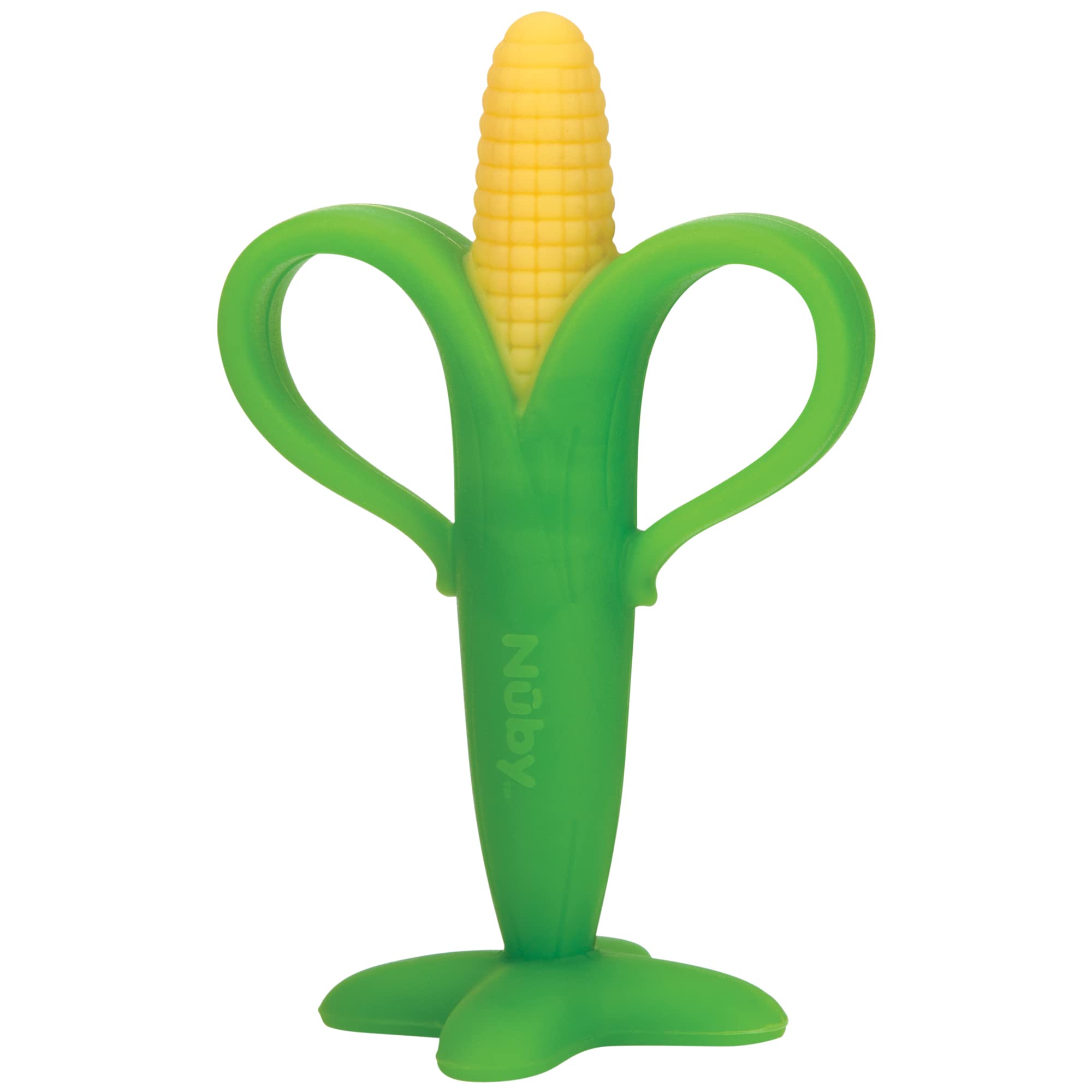 Nuby - Teething Aid in Corn Shape 3M+, Multi-Coloured