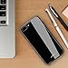 Birsppy iPhone 8 Plus case, iPhone 7 Plus Case, (TPU + Glass) Slim case, Shock Absorption Double Protection Case Cover for iPhone 8 Plus, iPhone 7 Plus - Black