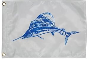 TAYLORMADE Taylor Made Products, Fisherman's Catch Flag, Fish Pennant, Nylon, 12 inch x 18 inch