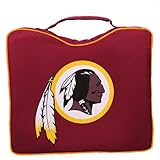 NFL Lightweight Stadium Bleacher Seat Cushion with Carrying Strap, Washington Redskins
