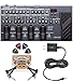 BOSS ME-80 Multi-Effects Pedal for Acoustic and Electric Guitars Bundle with Blucoil Slim 9V Power Supply AC Adapter, 2-Pack of Pedal Patch Cables, and 4-Pack of Celluloid Guitar Picks