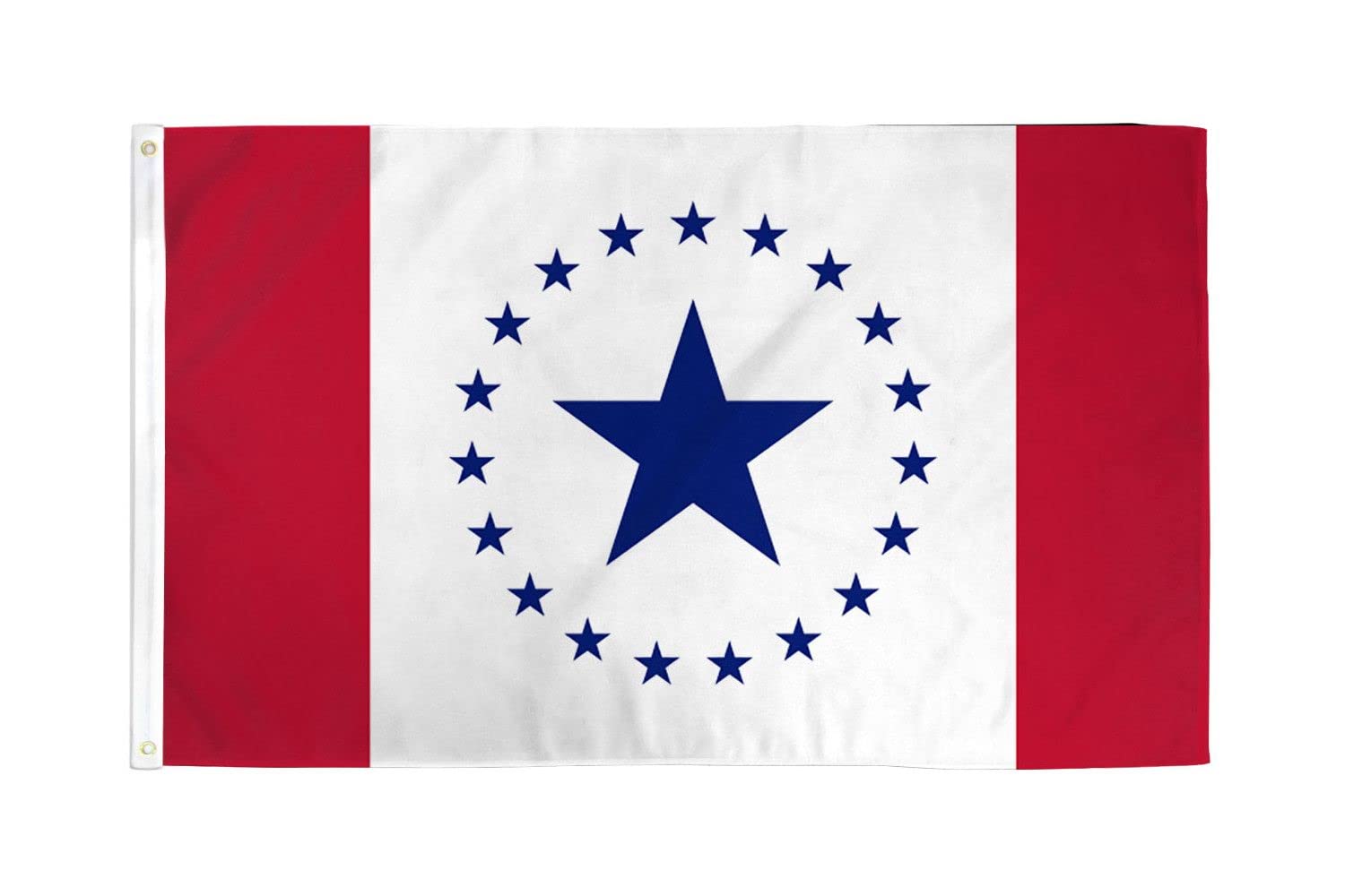 AZ FLAG - Mississippi Stennis Flag - 3x5 Ft - 100D Polyester Us State Of Mississippi Banner with Two Metal Grommets - Fade Resistant - Vivid Colors - 3' x 5' Feet - 150x90 Cm