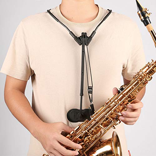 image for BEJR Saxophone Harness Musical Instrument Neck Strap for Saxophones, H