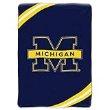 Northwest Michigan Wolverines Plush 60x80 Rachel Blanket