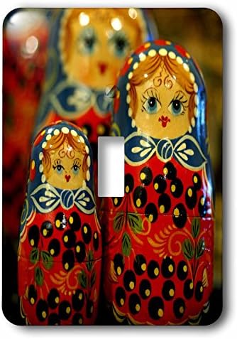3dRose lsp_82513_1 Russia, Matrushka (Nesting) Dolls, Crafts Eu26 Cmi0062 Cindy Miller Hopkins Single Toggle Switch