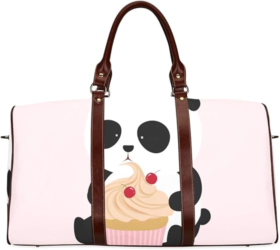 Amazon Lnjkd ボストンバッグ かわいい動物 パンダの赤ちゃん 旅行カバン ショルダバック スポーツ トート レディース メンズ 男女兼用 レザー 丈夫 大容量 防水 多機能 ビジネス トレーニング フィットネス 出張 修学旅行 登山 ジム ヨガ 帰省 収納 引越し ボストン