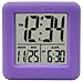Equity by La Crosse 70904 Soft Purple Cube LCD Alarm Clock