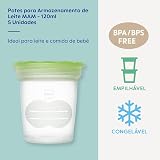 MAM Storage Pots 5 Pack for Breast Milk & Baby Food Compatible with MAM Pump view 7
