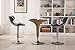 Roundhill Furniture Masaccio Cushioned Grey Leatherette Upholstery Airlift Swivel Barstool (Set of 2)