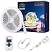 White LED Lights, Nexlux 16.4ft led light strip 12V Flexible daylight white 300 Units SMD 5630 LED, 6000K ,Non-waterproof 12V LED lights for Home/Kitchen/Bar, UL approved Power Adapter included