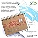 my art tools Travel journal, 220gsm, A5, 60 workable pages for pencils, charcoals, watercolor wash or mixed media twin loop spiral bound with a carrier case (Black)