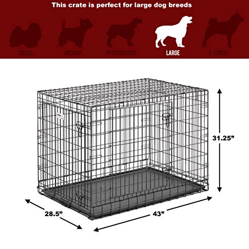 MidWest Ultima Pro Series 42" Dog Crate ExtraStrong Double Door