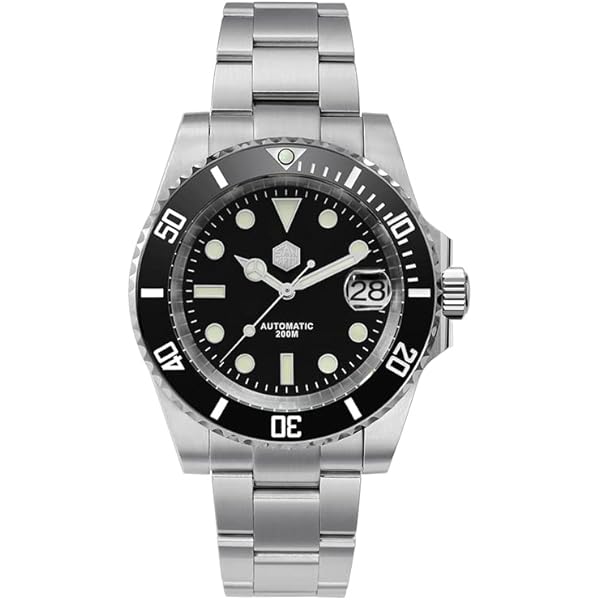 San Martin Classic Luxury Automatic Watches Sapphire Crystal 20ATM