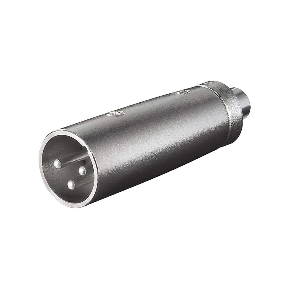 Goobay 27458 XLR Adapter, RCA Female to XLR Male