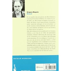 Wicked, memorias de una bruja mala/ Wicked, the life and times of the wicked witch of the west (Spanish Edition)