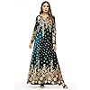 Robe Musulmane Femme Grande Taille,Women’s Long-Sleeved Fashion Boutique Print Dress Muslim Robes Islamique Abaya Kaftan…