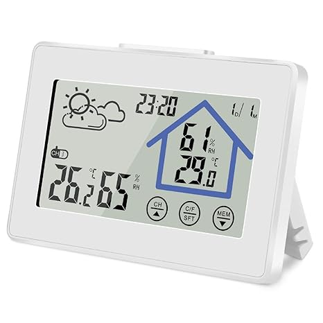 Vegena Wetterstation Funk Mit Aussensensor Innen Aussen Thermometer
