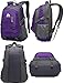 School Backpack BookBag For College Travel Hiking Fit Laptop Up to 15.6 Inch Water Resistant Book Bag (Purple)
