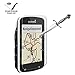 (Pack of 4) Tempered Glass Screen Protector for Garmin Edge 520, AKWOX 0.3mm 9H Hard Scratch-Resistant Protector for Garmin Edge 520