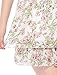 Allegra K Women Layered 3 4 Sleeve Casual Floral Short Dresses Green X-Small